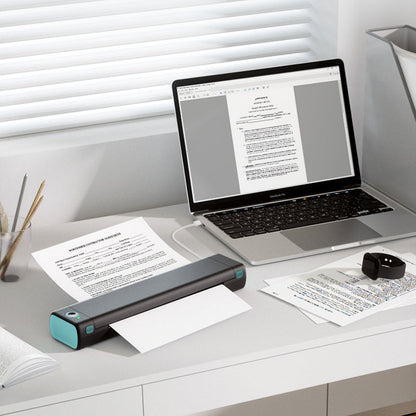 🖨️ D810 bærbar Bluetooth-termoprinter – perfekt til tatovørstudier, kontorer og udskrivning på farten 🔥📱