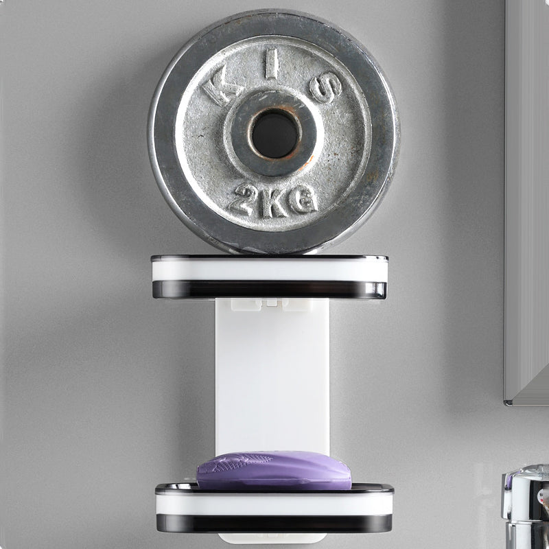 🧼✨ Væghængt sæbeholder – 50 % RABAT! Monteres på 5 sekunder uden boring. Dobbelt afløb holder sæben tør længere. 💪