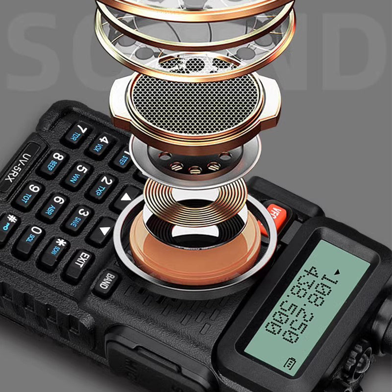 📡 UV-5R Ham Radio Lang rækkevidde UV5R To-vejs radio Dual Band Walkie-Talkie