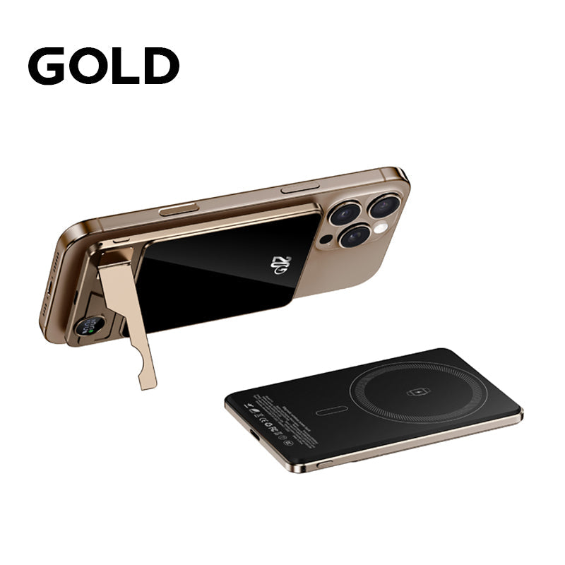 💯 Magnetisk powerbank med to funktioner og stativ