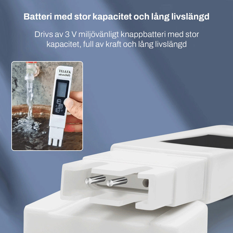 💧📊 Digital TDS-måler – Stor LCD-skærm, hurtig måling på 3 sekunder, klar til brug med det samme