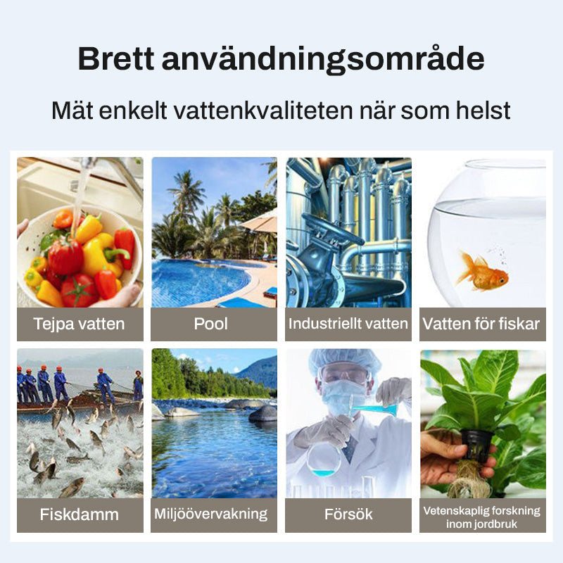 💧📊 Digital TDS-måler – Stor LCD-skærm, hurtig måling på 3 sekunder, klar til brug med det samme