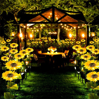 🌻 50% RABAT NU! ☀️ Solcelledrevne solsikkel-lamper – vandtæt havedekoration med evigt lys 💡