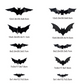 🦇 Halloween-dekoration: 3D LED-væglampe formet som en flagermus