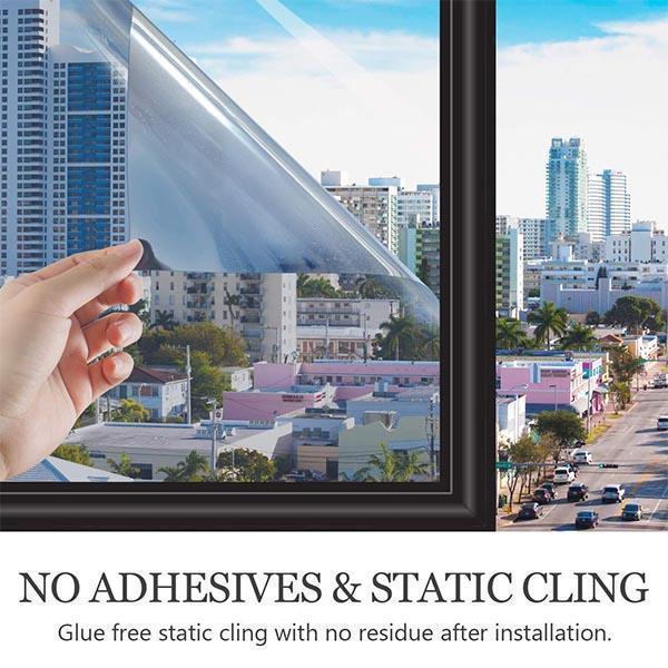 ☀️ 50% RABAT! 🔥 Varmeisolerende Privatlivsfilm – UV-beskyttelse, Nem Montering & Perfekt til Hjem og Kontor 🏠