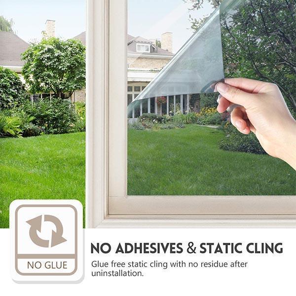 ☀️ 50% RABAT! 🔥 Varmeisolerende Privatlivsfilm – UV-beskyttelse, Nem Montering & Perfekt til Hjem og Kontor 🏠