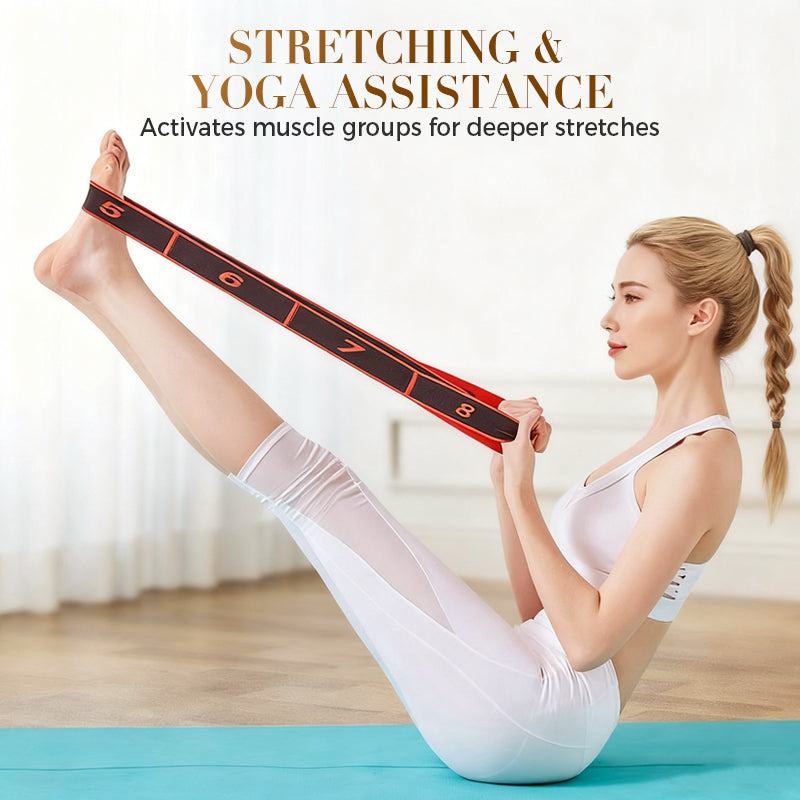 Modstandsbånd til fitness og yoga