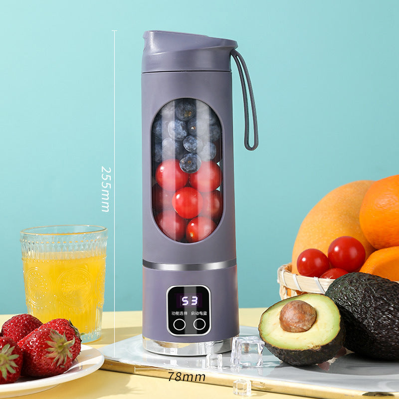 🍹🍎Bærbar, trådløs saftpresser