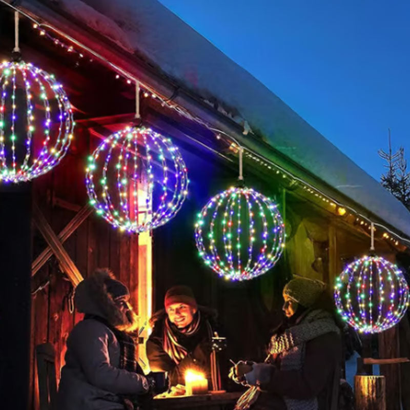 💡 50 % RABAT! ✨ Hængende LED-kuglelampe – blødt lys og dekorativ charme ✨