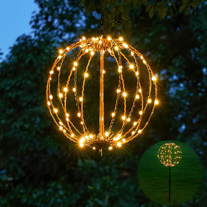 💡 50 % RABAT! ✨ Hængende LED-kuglelampe – blødt lys og dekorativ charme ✨