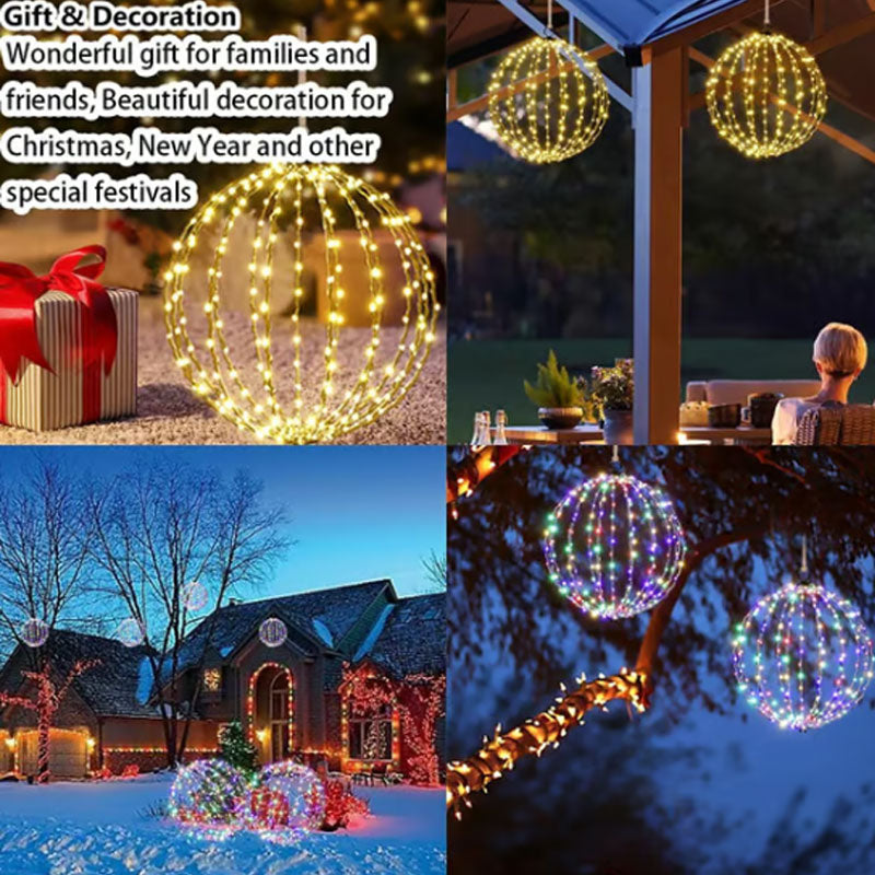 💡 50 % RABAT! ✨ Hængende LED-kuglelampe – blødt lys og dekorativ charme ✨
