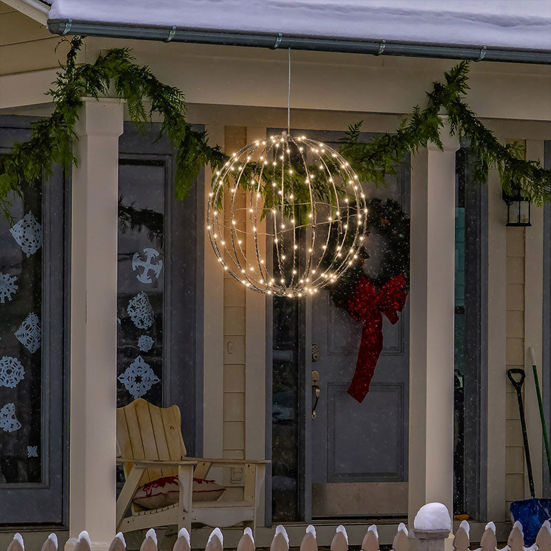 💡 50 % RABAT! ✨ Hængende LED-kuglelampe – blødt lys og dekorativ charme ✨