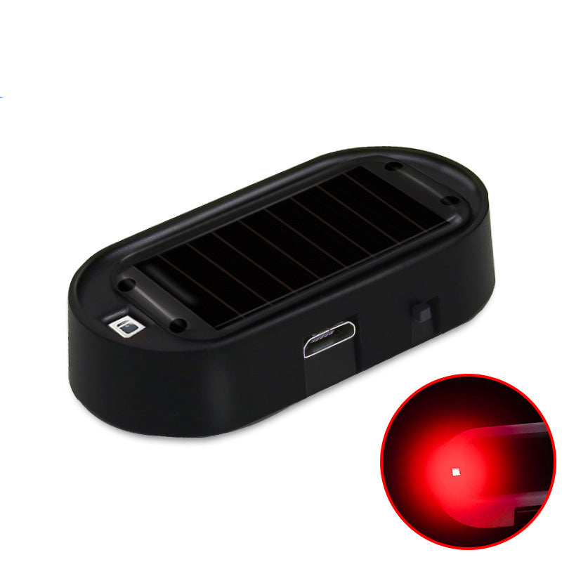 ⏳ 50% RABAT 🔦 Solcelledrevet anti-tyveri LED-blinklampe til bil