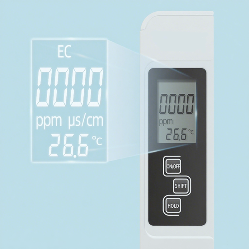 ✨ 3-i-1 TDS-vandkvalitetstester – måler pH, klor og hårdhed med LCD-display til svømmebassiner og akvarier 🌊📱