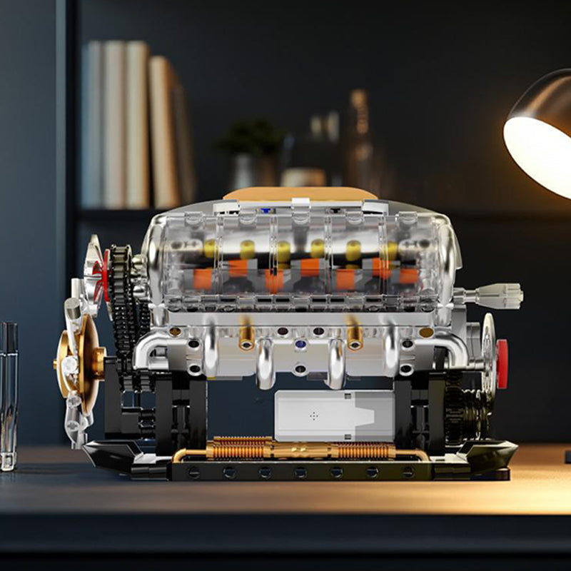 🎉 Sidste salgsdag: 50% RABAT + GRATIS FRAGT 🔥 Byggeklodser OHV V8 Small-Block motormodel-sæt