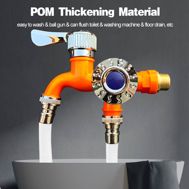 Udendørs anti-frost dobbelt kontrolhane