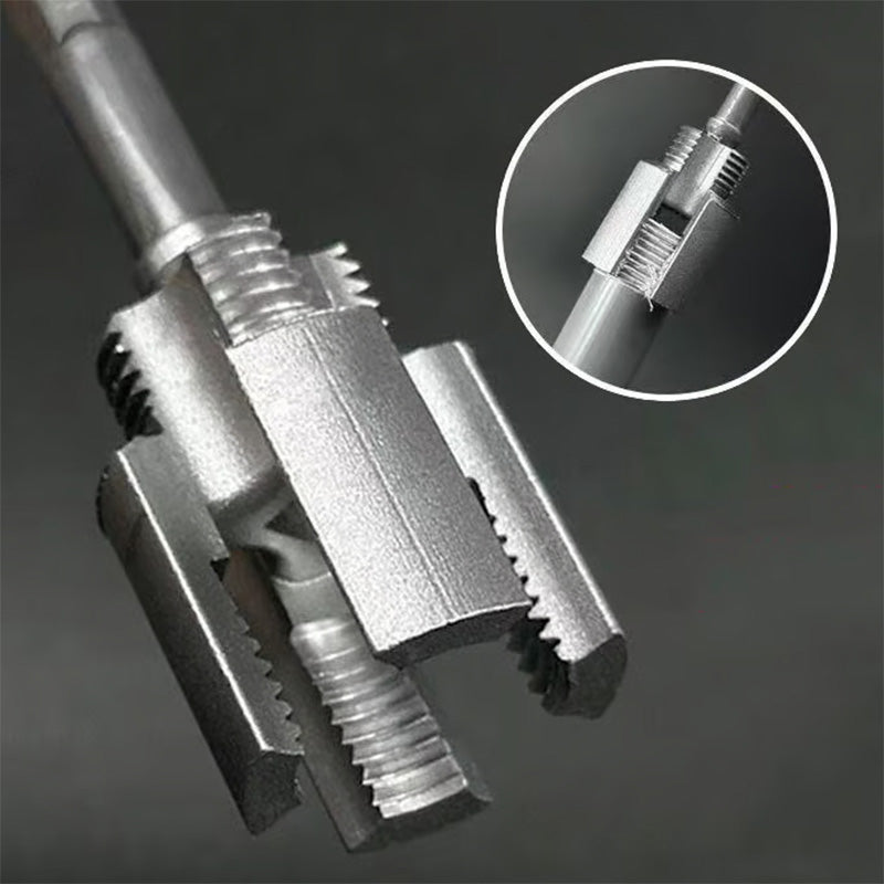 ⚙️ PVC-rørgevindværktøj – komplet sæt til indvendige og udvendige gevind, ergonomisk greb og professionelt resultat på alle rør 🛠️📏