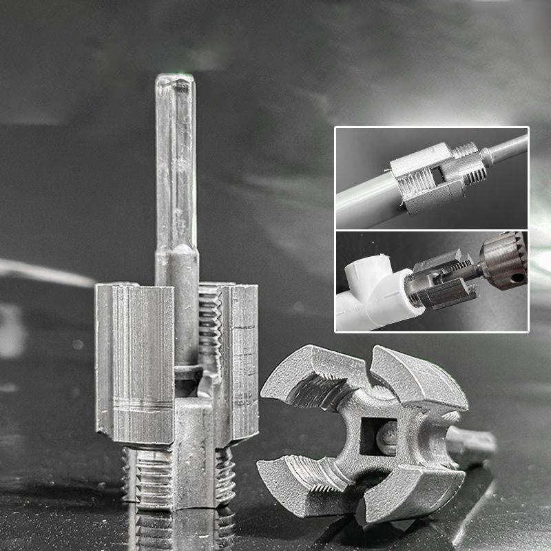 ⚙️ PVC-rørgevindværktøj – komplet sæt til indvendige og udvendige gevind, ergonomisk greb og professionelt resultat på alle rør 🛠️📏