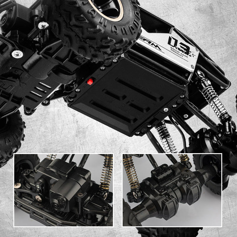 Børns legering klatrer på firehjulstrækket RC-bil