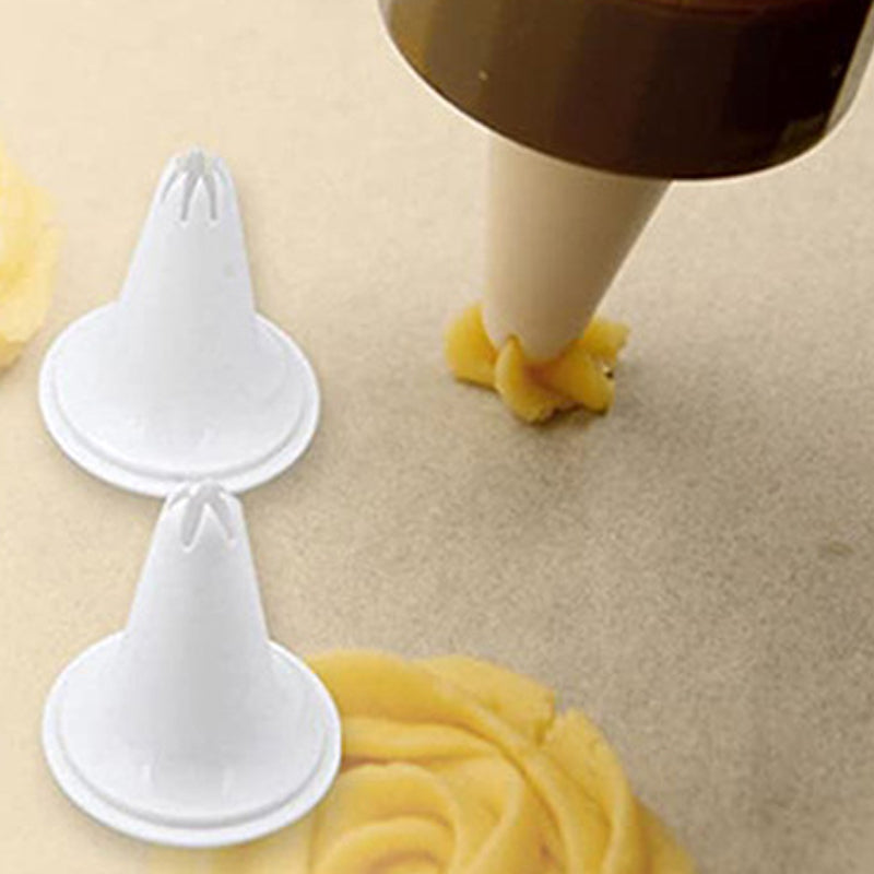 Dekorationssprøjte til fløde og kager med kagepresse