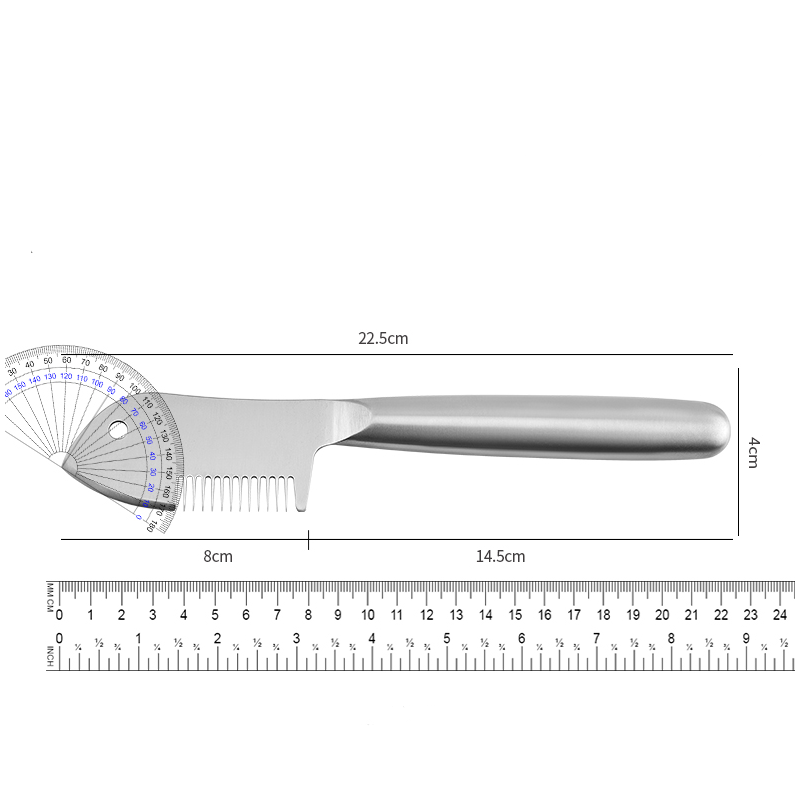 🔪 Alsidig julienne-skræller i rustfrit stål