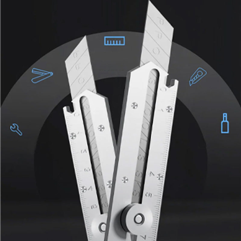 Universalkniv med udtrækkelig snap-off klinge