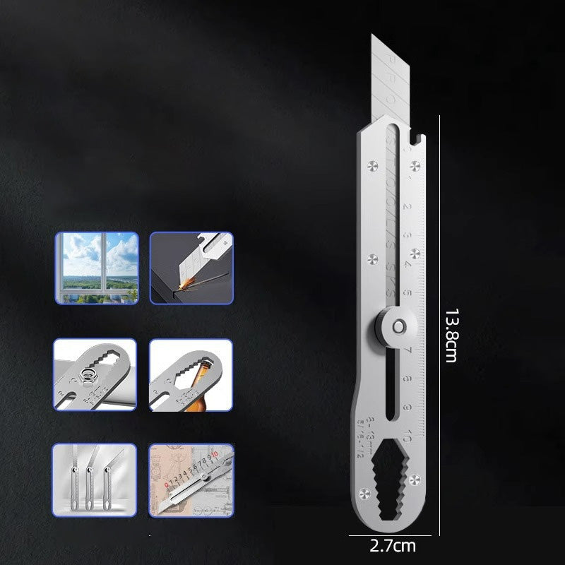 Universalkniv med udtrækkelig snap-off klinge