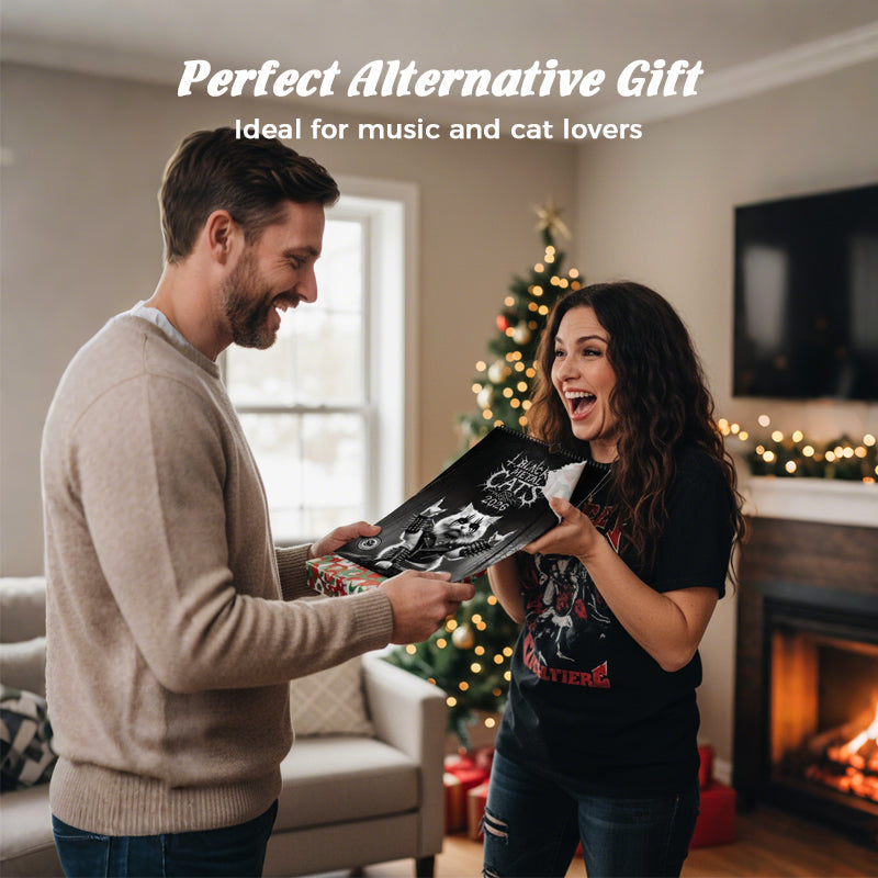 Black Metal Cat Kalender 2026