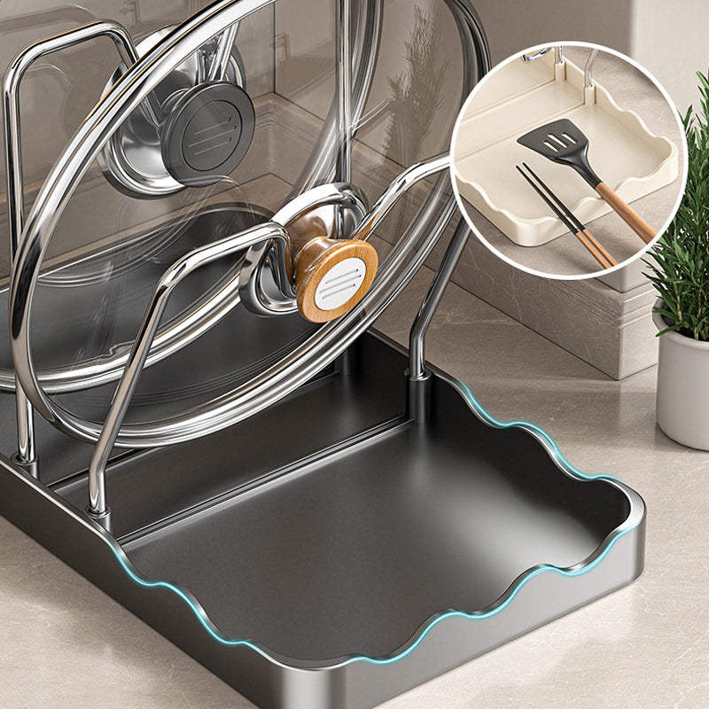 ⏳Tidsbegrænset tilbud⏰Multifunktionel grydelåg- og skærebrætholder