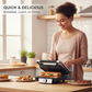 1400W elektrisk panini-press og grill