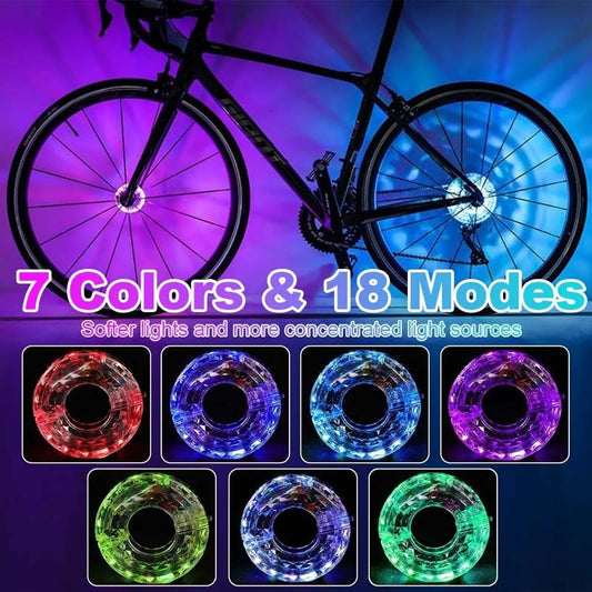 LED-cykelhjulslamp til cykling om natten