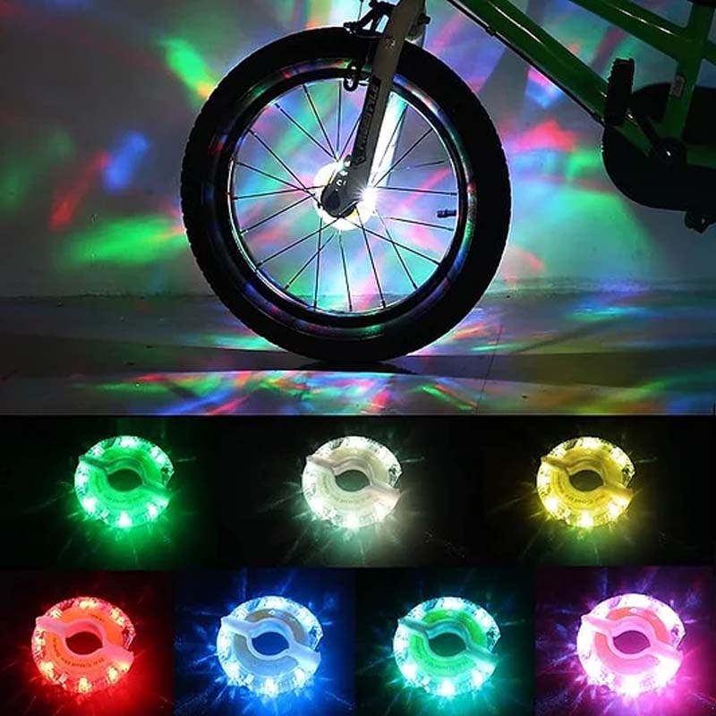 LED-cykelhjulslamp til cykling om natten