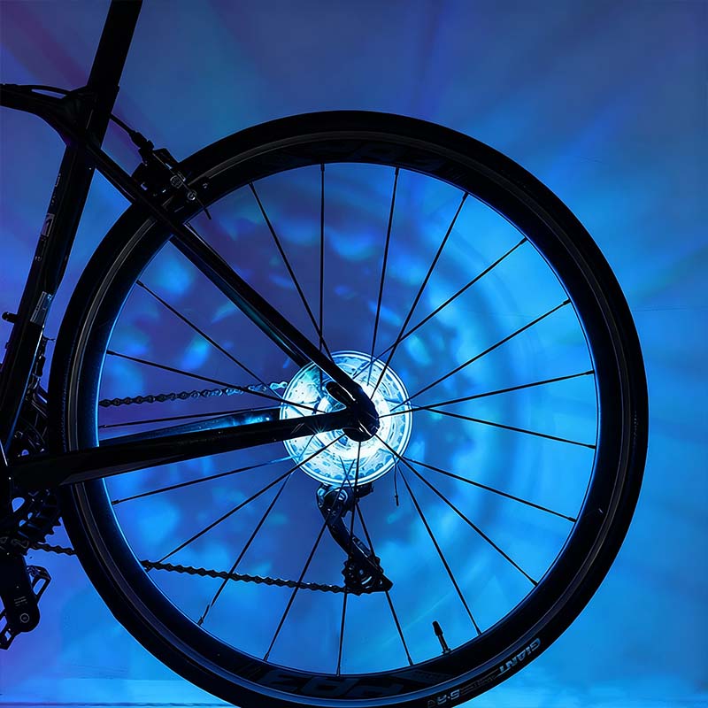 LED-cykelhjulslamp til cykling om natten