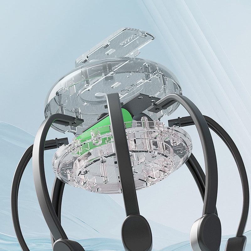 💆‍♂️ Intelligent blæksprutteformet hovedmassager – afslappende æltning, flere tilstande og bærbart design 🔋