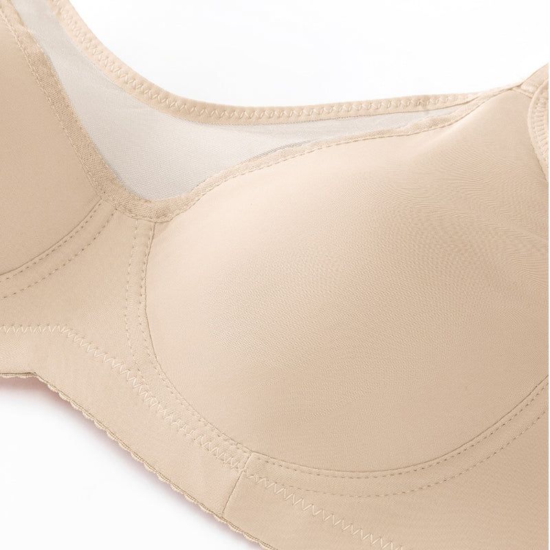 🏆 50 % rabat! 💐 Elegant transparent fulddækkende plus-size bh til kvinder