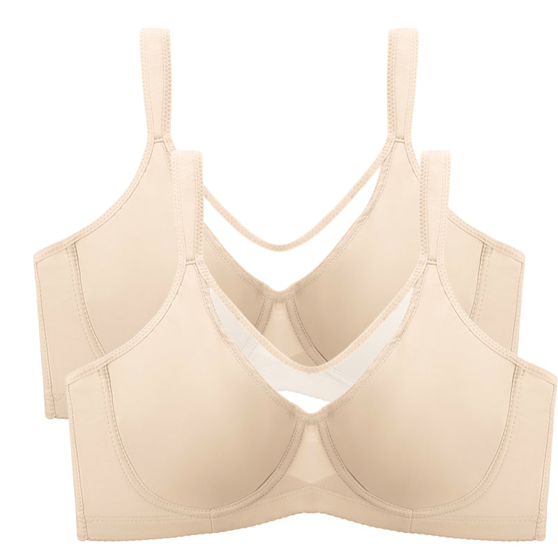 🏆 50 % rabat! 💐 Elegant transparent fulddækkende plus-size bh til kvinder