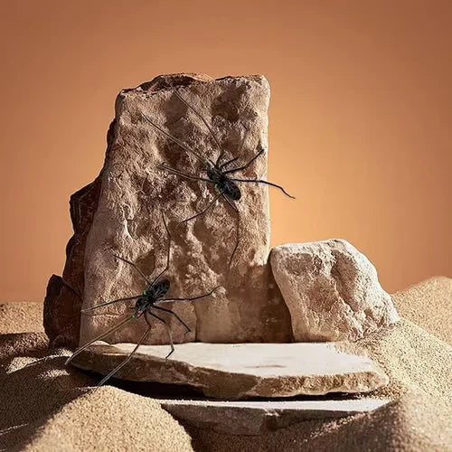 🧲 50 % RABAT! 🕷️ Realistiske edderkoppemagneter – kraftig holdekraft til køleskab, døre og dekoration 🚗