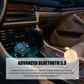 🔥Tidsbegrænset tilbud – Universal FM Bluetooth-transmitter til bil med dobbeltport