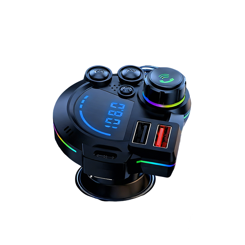 🔥Tidsbegrænset tilbud – Universal FM Bluetooth-transmitter til bil med dobbeltport