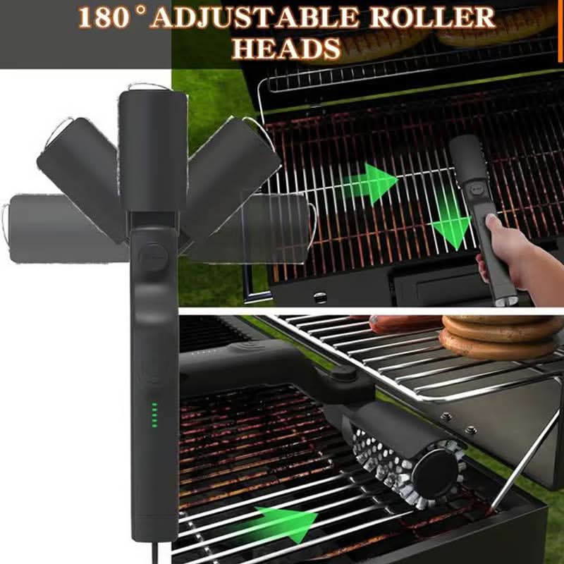 Trådløs elektrisk rengøringsbørste til grill