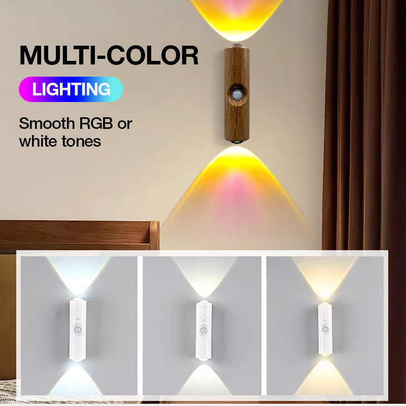 ✨ Magnetisk smart bevægelsessensorlampe med RGB-belysning – justerbar stemningsbelysning 🌈💡
