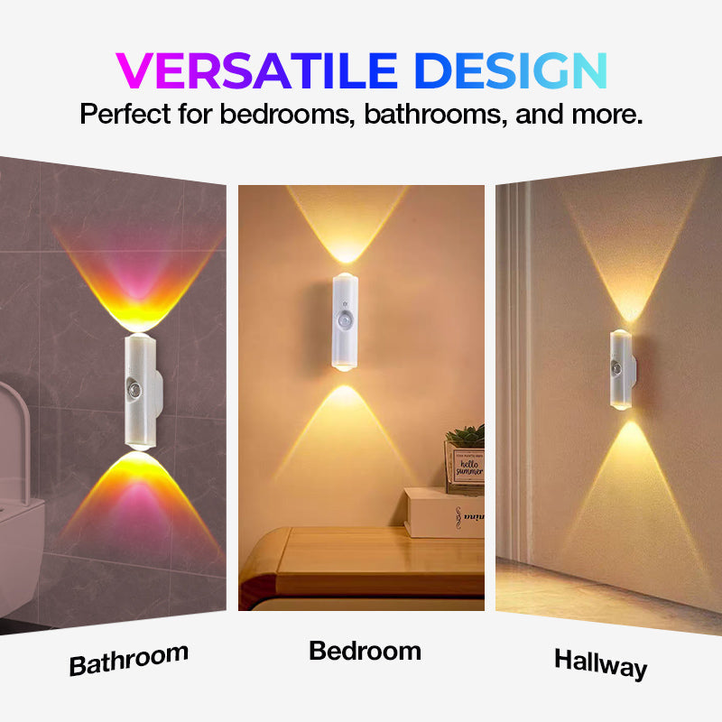 ✨ Magnetisk smart bevægelsessensorlampe med RGB-belysning – justerbar stemningsbelysning 🌈💡