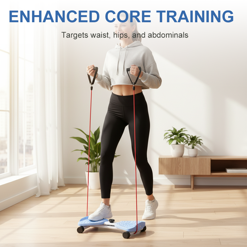 Kompakt cardio-twisting-stepper-maskine