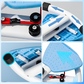 Kompakt cardio-twisting-stepper-maskine