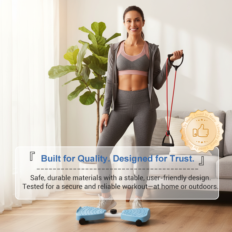 Kompakt cardio-twisting-stepper-maskine