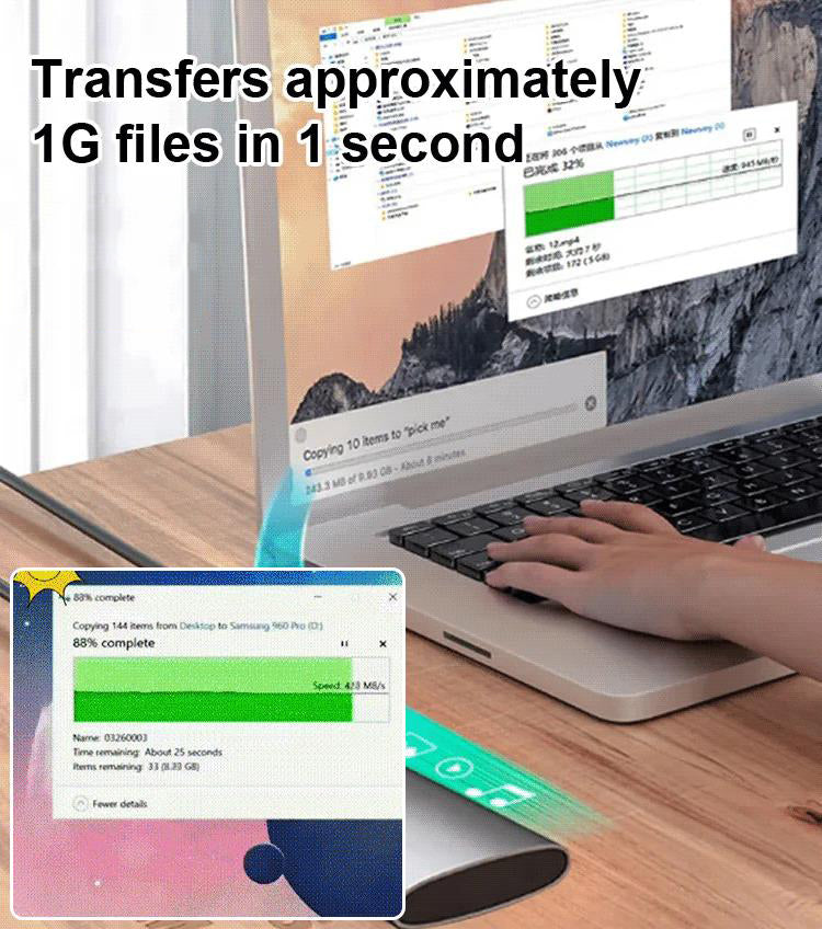 Bærbart mobilt SSD-drev