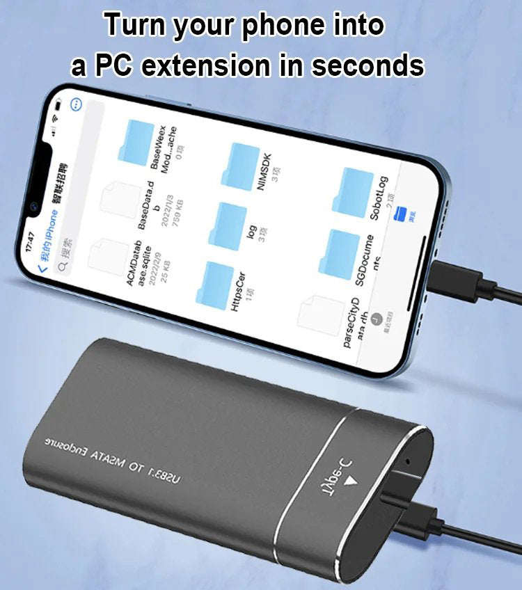 Bærbart mobilt SSD-drev