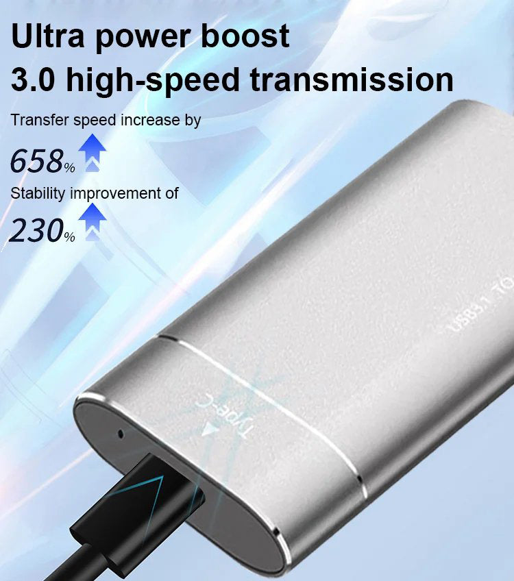 Bærbart mobilt SSD-drev