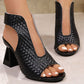 💐50% RABAT! Aftenhøjhælede Sandaler – Elegant Design, Perfekte til Dans 🌙🥂【Begrænset Lager】