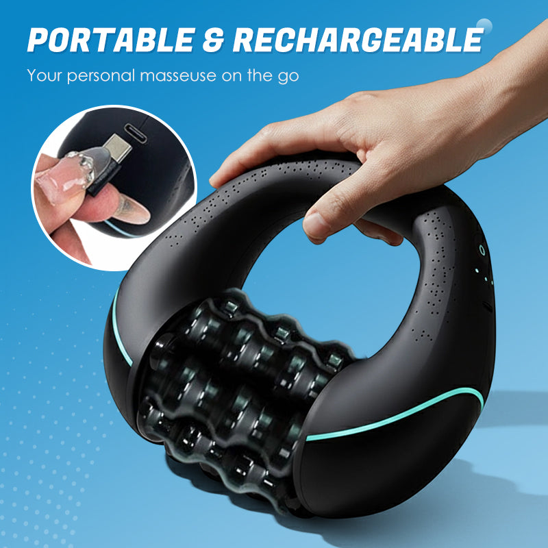 Elektrisk håndholdt rullemassager